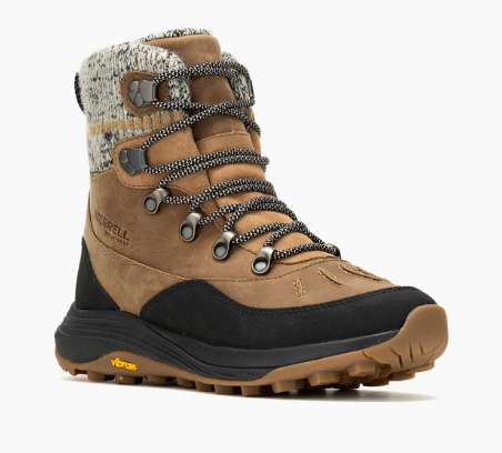 Ботинки хайкеры MERRELL Siren 4 Thermo Mid Zip, размер 3.5, коричневый