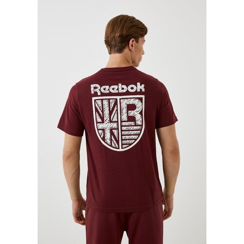 Футболка Reebok Classic Crest Ss Tee, размер M, бордовый
