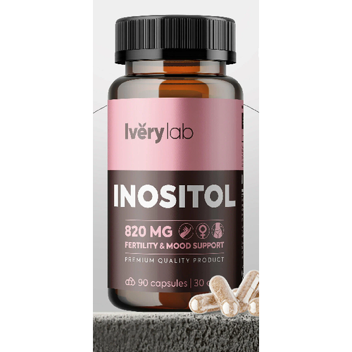 Инозитол Iverylab, мио-инозитол витамин B8 820 мг, БАД для женщин и мужчин