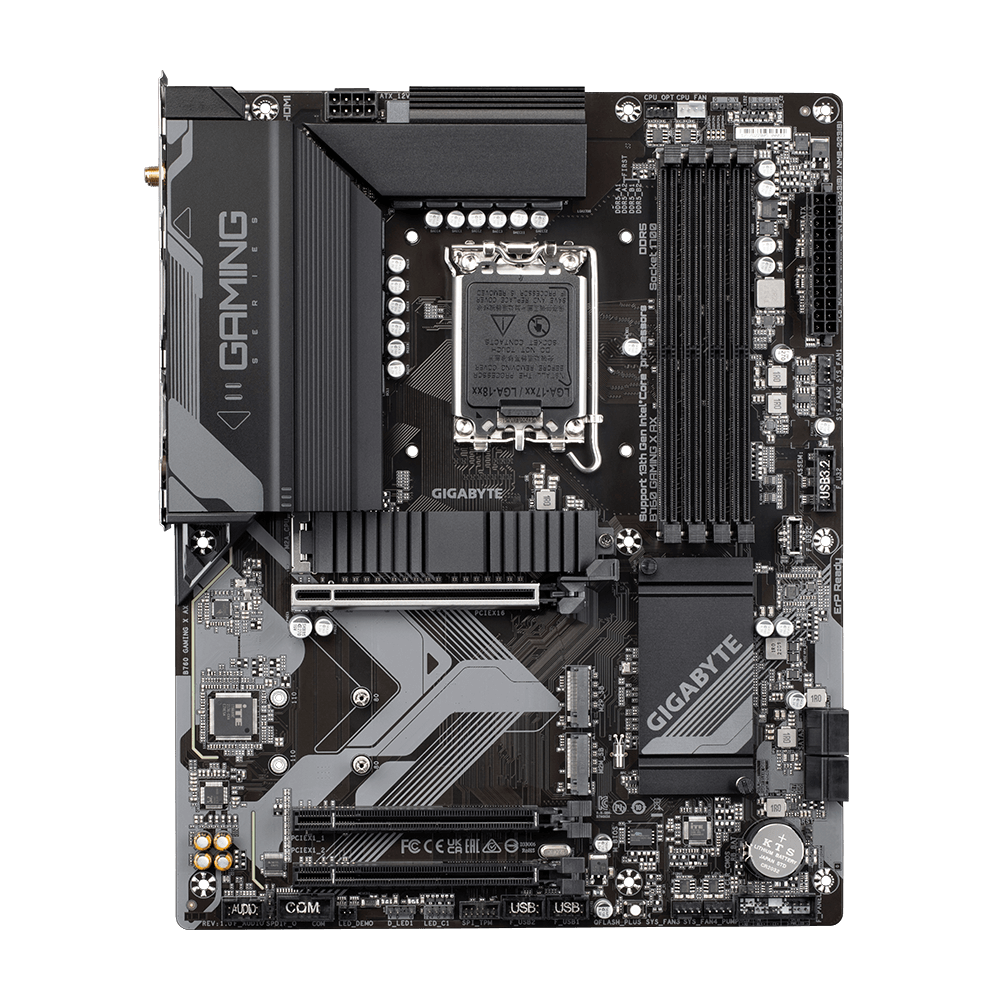 Материнская плата GigaByte B760 GAMING X Socket 1700 B760 4xDDR5 3xPCI-E 16x 4xSATA III ATX Retail