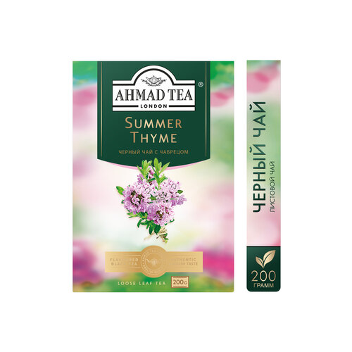 Чай черный Ahmad tea Summer thyme, чабрец, 100 г