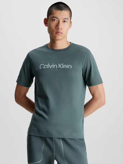 Футболка Calvin Klein Sport, размер L, зеленый