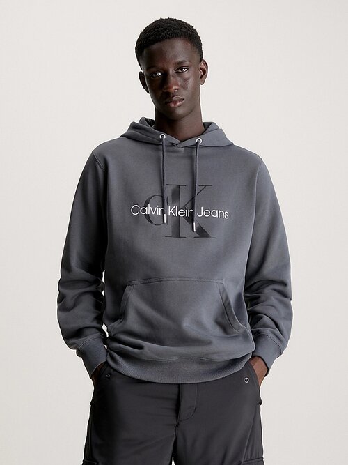 Худи Calvin Klein Jeans, размер M, серый