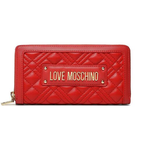 Кошелек LOVE MOSCHINO, фактура зернистая, красный