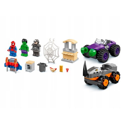 Конструктор LEGO Super Heroes 10782 Схватка Халка и Носорога на грузовиках, 110 дет. конструктор lego island xtreme stunts 6739 truck