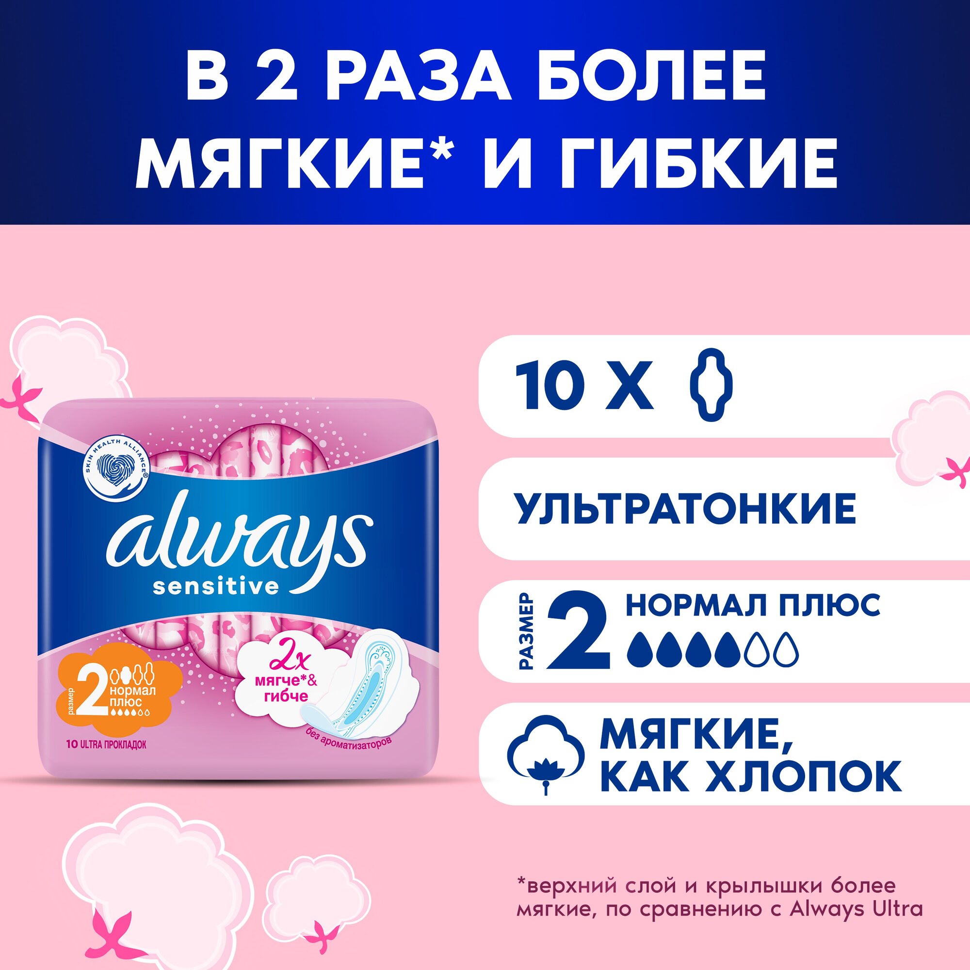  Always Ultra Sensitive Normal Plus, 10 .