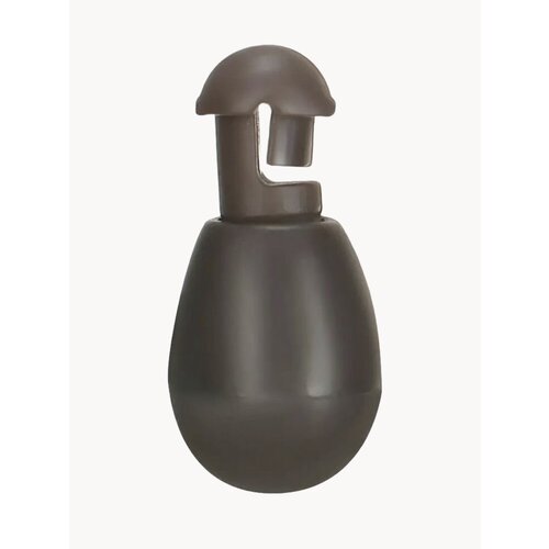 Быстросъём для поводков (Коннектор-отбойник для рыбалки) 50шт - Коричневые