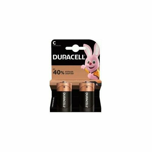 Батарейка Э/п Duracell LR14/343 BL2, 2 шт. 2 шт лот новая лампочка или фотолампочка cy62167ell 45zxi 16m ram