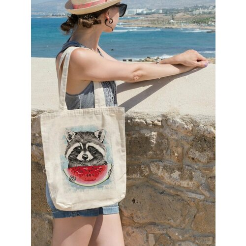 фото Сумка шоппер , фактура плетеная, красный kotofoto76