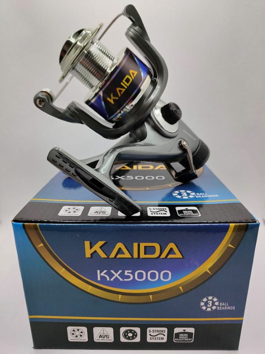 Катушка с байтраннером Kaida KX-5000-3BB — фото 3