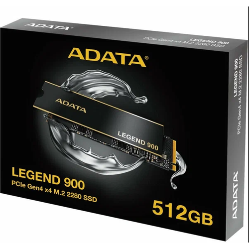 SSD диск ADATA Legend 900 512Gb SLEG-900-512GCS M2 PCIe Gen 40 874400₽