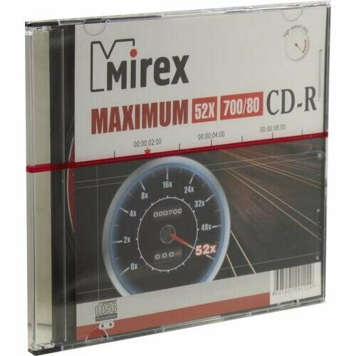 Диск CD-R Mirex 201229 cd r 700mb 80min verbatim 52x lightscribe jewel