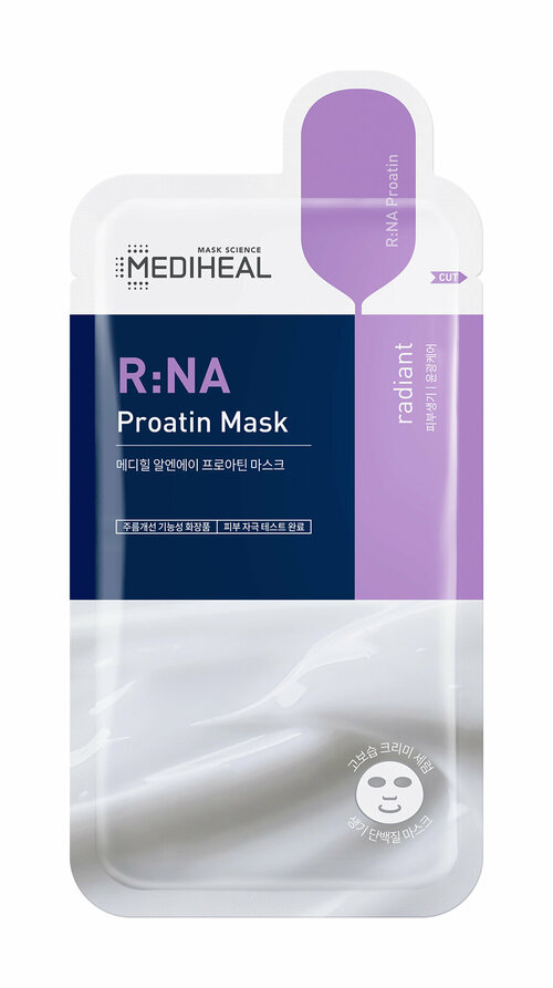 Тканевая маска для сияния кожи лица Mediheal R: NA Proatin Mask /27 мл/гр.