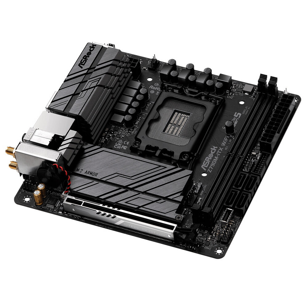 Материнская плата Asrock Z790M-ITX WIFI (90-MXBK40-A0UAYZ) - фото №10