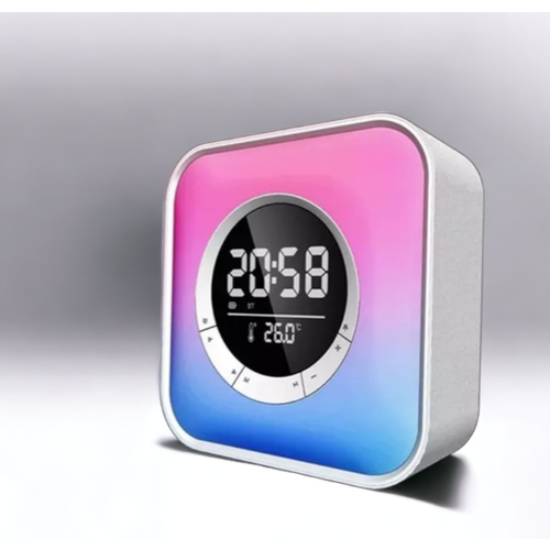 Многофункциональная Bluetooth колонка с подсветкой Портативная колонка ЧасыБудильник Ночник 279000₽
