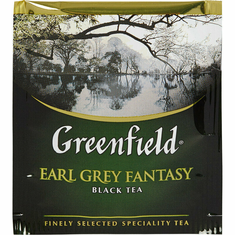 Чай Greenfield Earl Grey Fantasy черн.фольгир 100 пак/уп 0584-09 - фотография № 7