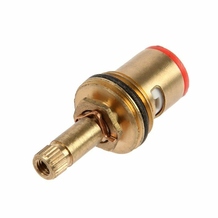 фото Кран-букса ZEIN, 1/2", шток 8х24 шлицов, угол поворота 180°, латунь, керамика (комплект из 8 шт)