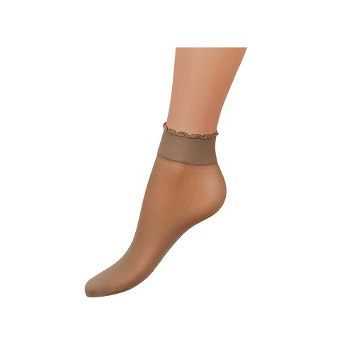 фото Женские носки charmante средние, 40 den, размер un, бежевый