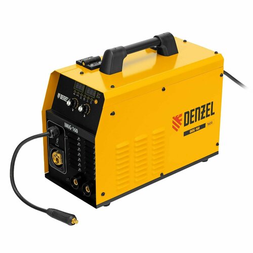 Аппарат инвертор полуавтомат cварки IMIG-160 Synergy 160 А ПВ 60 катушка 5 кг Denzel 2730200₽