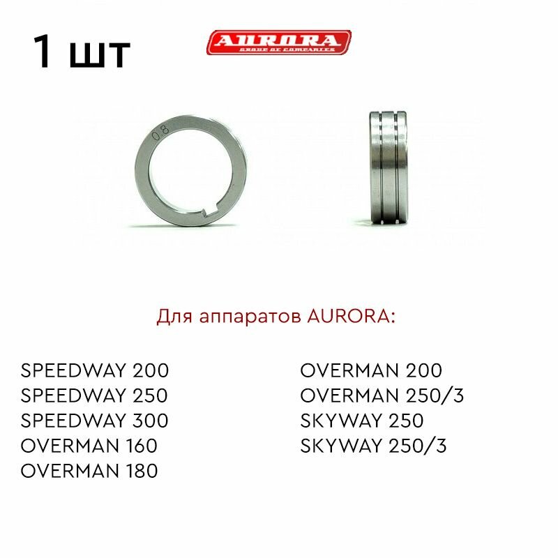 Ролик AURORA сталь 0.6-0.8мм (для SPEEDWAY 200 250 300 / OVERMAN 160 180 200 250 250/3)