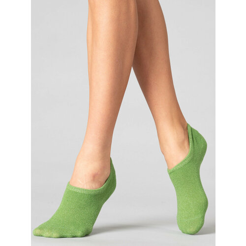 Носки Giulia, размер 36-40, коричневый, зеленый