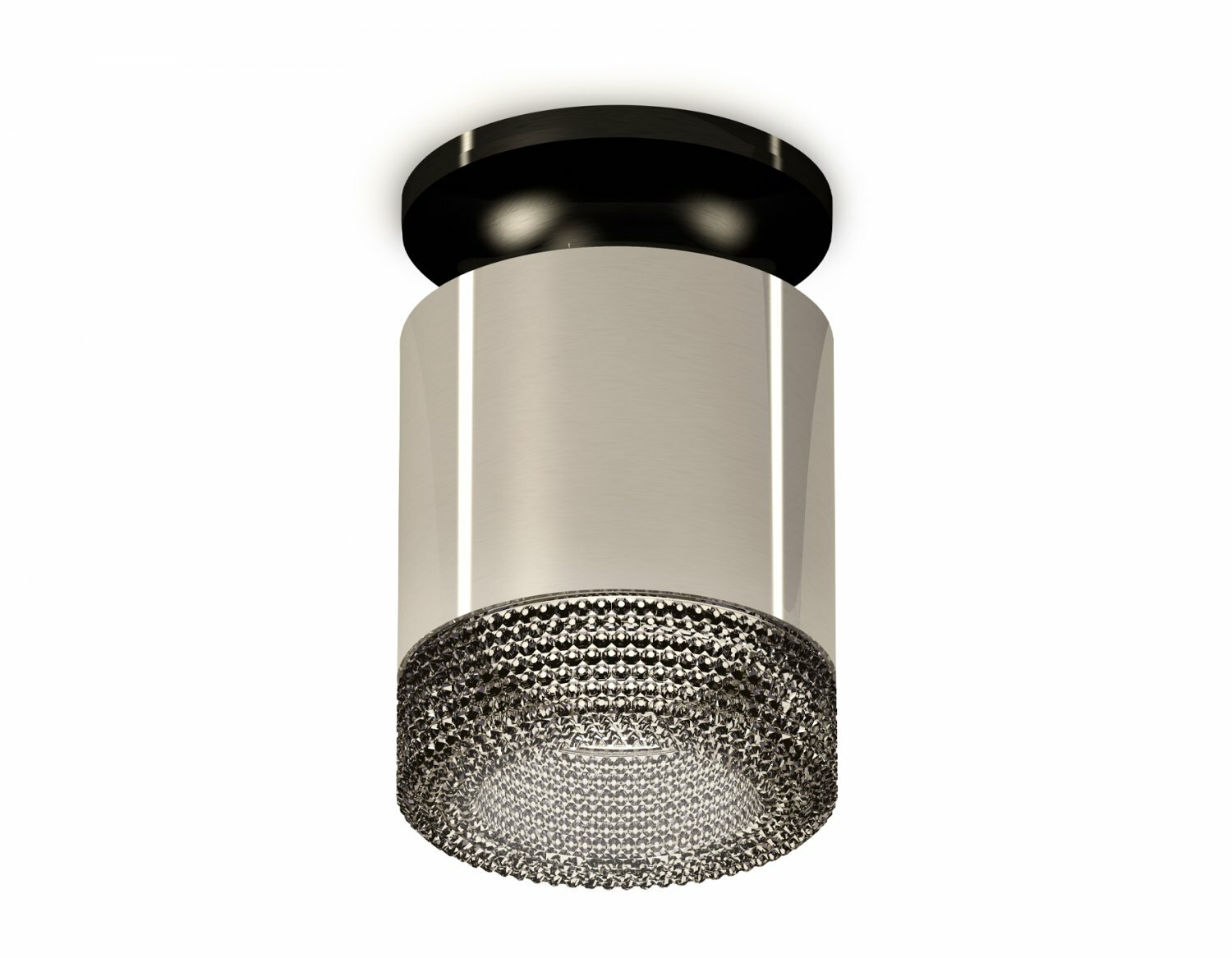 Комплект накладного светильника с композитным хрусталем