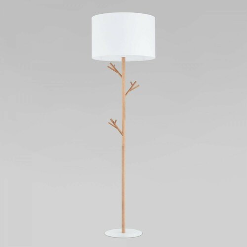 Торшер / Напольный светильник TK Lighting 5572 Albero White, цвет белый / светлое дерево