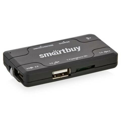 USB-концентратор SmartBuy Combo SBRH-750 разъемов: 3