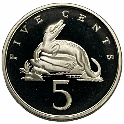 Ямайка 5 центов 1990 г. (Proof) ямайка 50 центов 1976 г proof