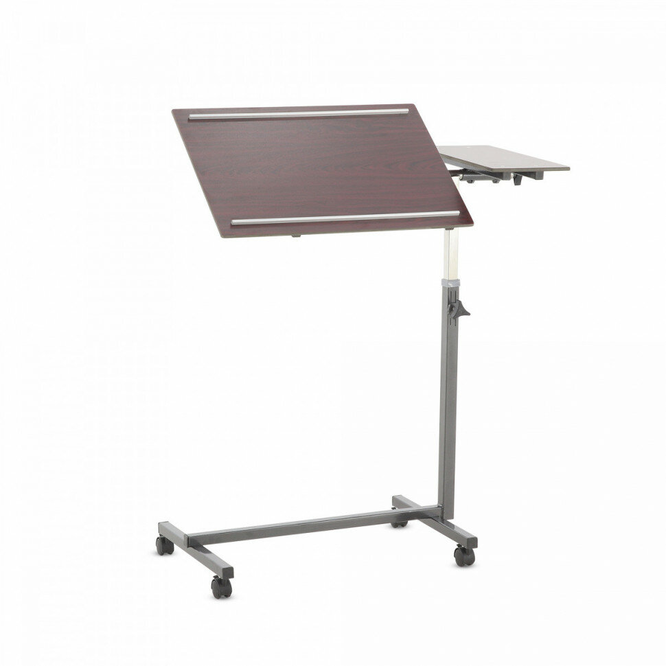 Прикроватный столик Мед-Мос ПС-002 (столешница из HPL пластика) венге (темно-коричневый)