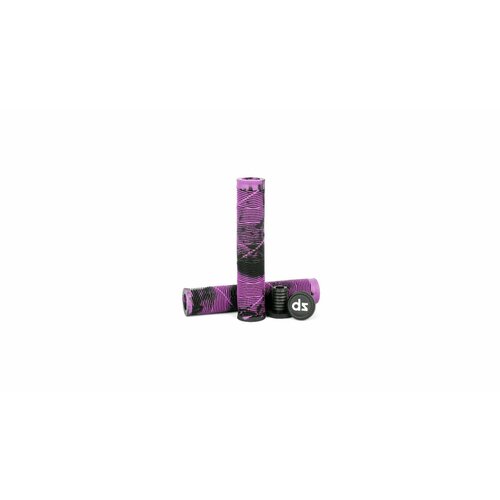фото Грипсы pulse черно-фиолетовые drive scooters