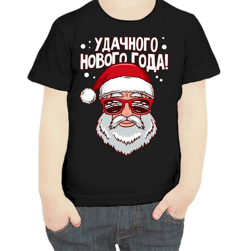 фото Футболка , размер 104, черный нет бренда