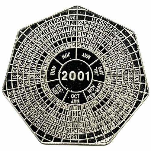 Замбия 4000 квач 2000 г. (Календарь на 2001 год) (Proof) клуб нумизмат монета 10 квач малави 2006 года серебро елизавета ii