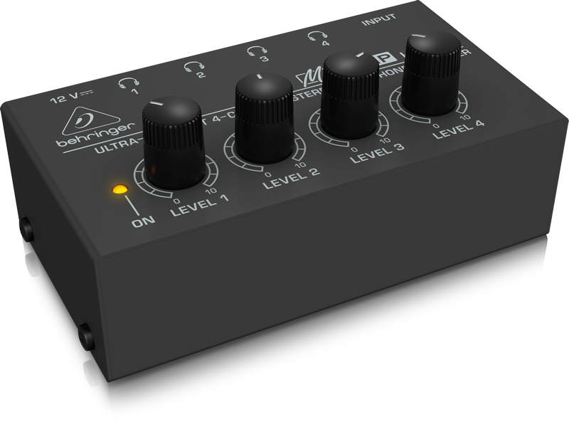 Behringer HA400 миниатюрный 4-канальный усилитель для стереонаушников