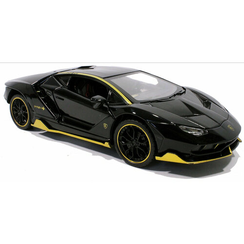 Металлическая инерционная машинка Ламборгини Хуракан Lamborghini Huracan 1:24 21 см (черный)