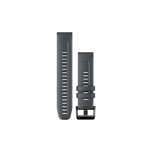 ремешок для часов quickstrap 22мм garmin fenix серый Ремешок для Garmin 22 мм стиль Fenix 7 силиконовый Premium QuickFit (Синий гранит)