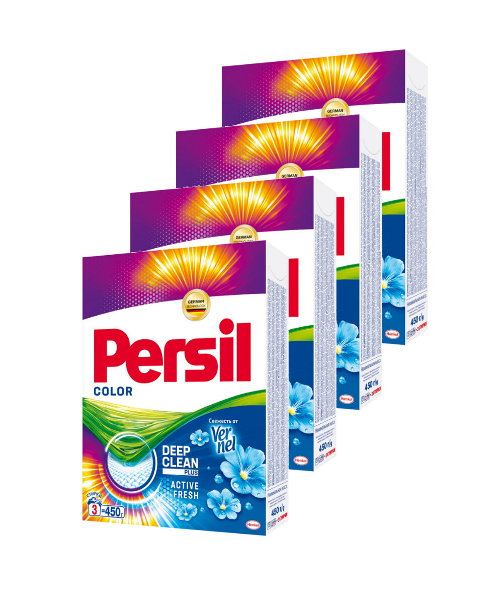 Стиральный порошок Persil Color Свежесть от Vernel 450 гр. х 4 шт.