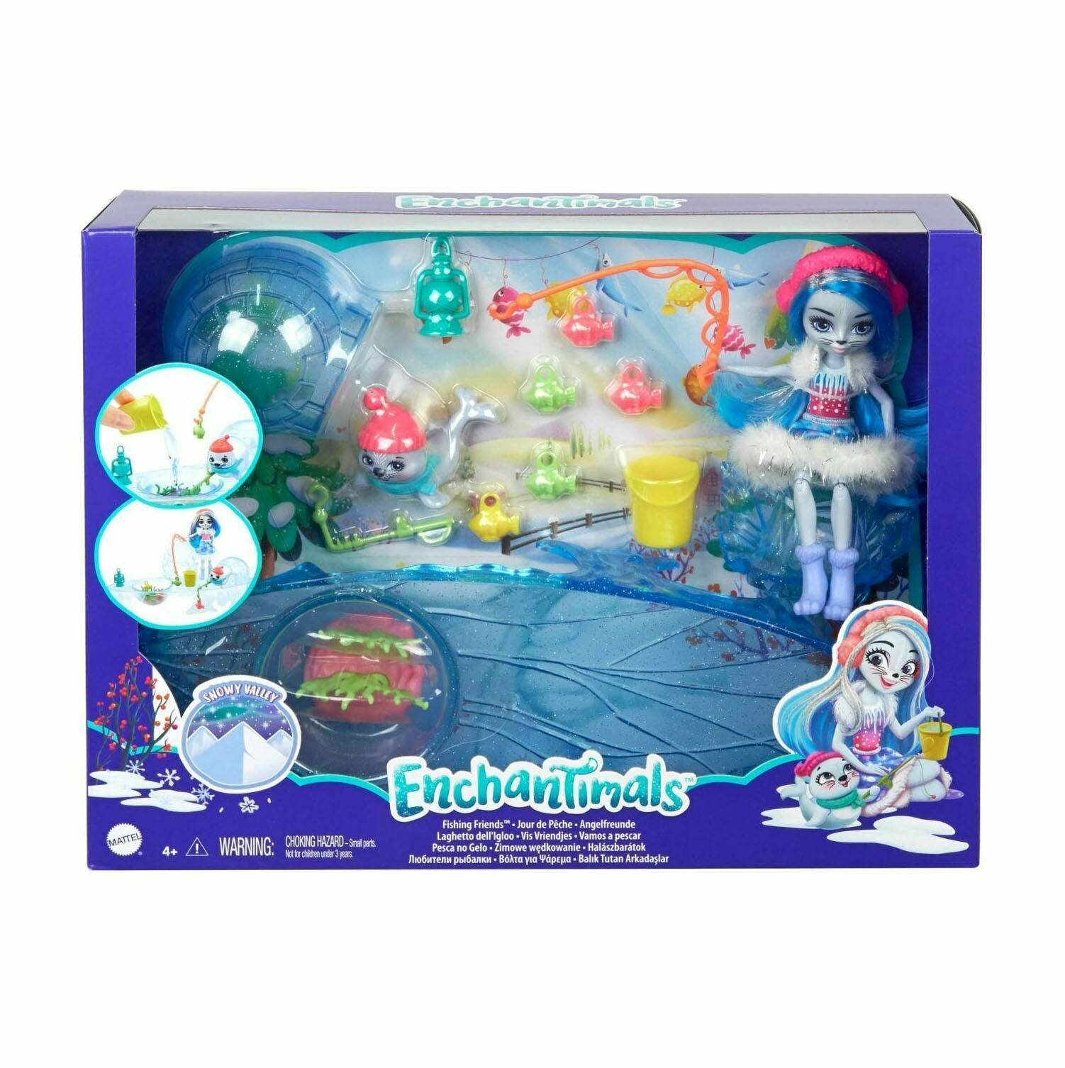 Игровой набор Enchantimals Любители рыбалки.