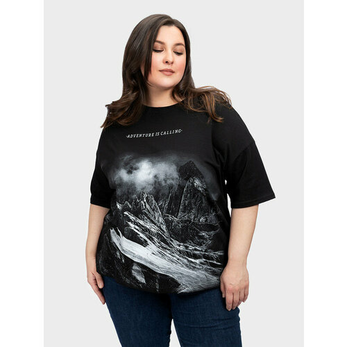 фото Футболка размер 5xl, черный mixfix