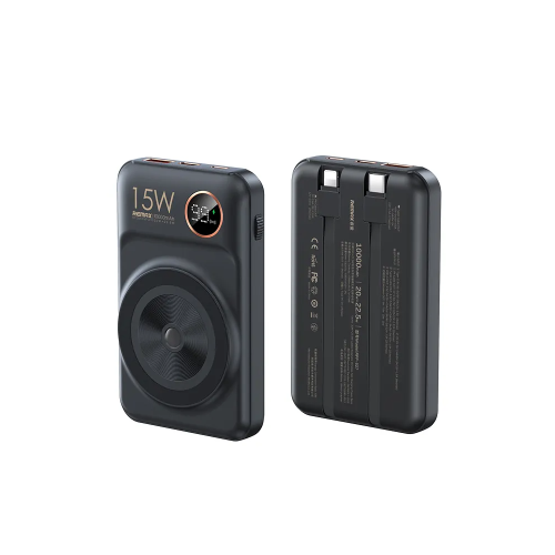 Внешний аккумулятор c беспроводной зарядкой Remax RPP-527 10000mAh черный 349900₽