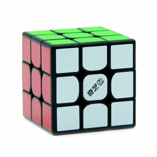 Кубик 3х3 QiYi MoFangGe MS Black (магнитный) original qiyi mofangge wuwei m 3x3x3 magic cube magnetic professional wuweim 3x3 speed magnets magico cubo educational toys