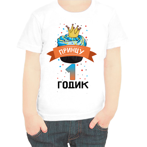 фото Футболка , размер 68, белый нет бренда