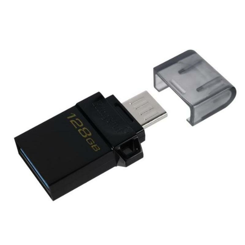 Флешка USB KINGSTON DataTraveler microDuo 3 G2 64ГБ, USB3.0, черный [dtduo3g2/64gb] - фото №10