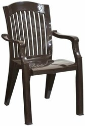 Кресло пластиковое Стандарт Пластик Премиум-1 90 x 45 x 56 cм шоколадное