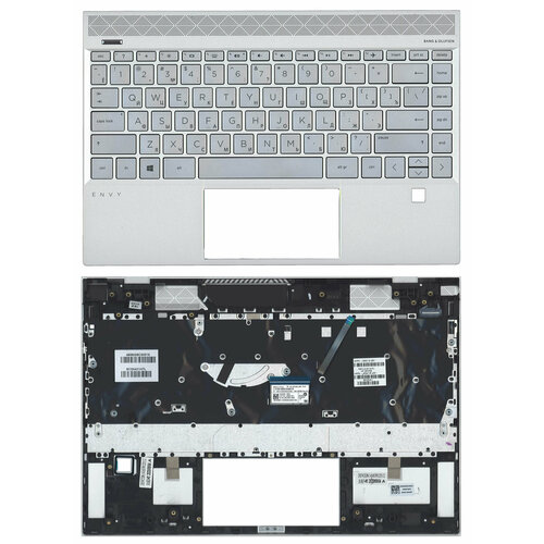 Клавиатура OEM для ноутбука HP Envy 13-AQ топкейс ноутбук hp envy 13 bd0005ne 13 3 fullhd 8гб 512гб золотой английская арабская клавиатура
