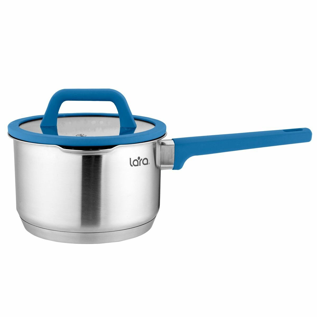 Сотейник LARA LR03 04  серебрстый
