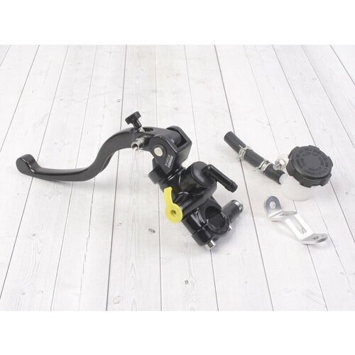 фото Pitbikeclub машинка тормозная folamdo левая черная 18мм