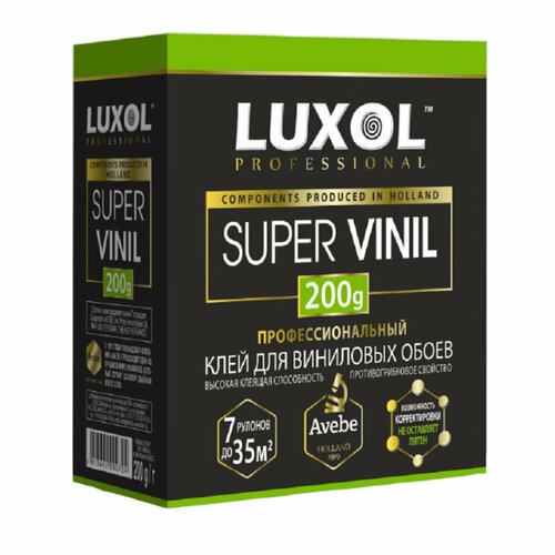 Клей обойный LUXOL Super vinil Professional, 200г