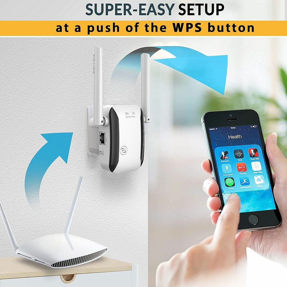 WiFi Усилитель (Reapeater) LV-WR03 220V 300 Мбит/с 802.11B — фото 3