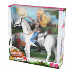 Кукла барби с лошадкой Конная прогулка - изображение